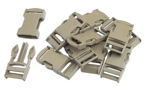 ITW SR Buckle, 25 mm, Coyote Brown, 10-Pack, Unissued